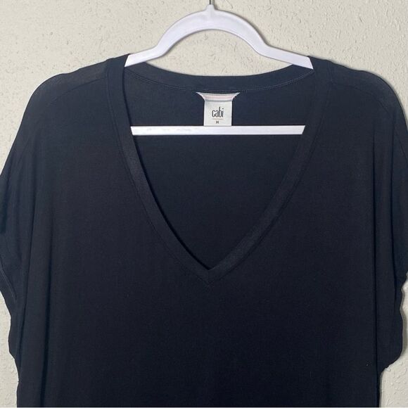 CAbi ATC Formal Tee Drawstring Bottom In Black Women's Size Medium - Picture 9 of 13